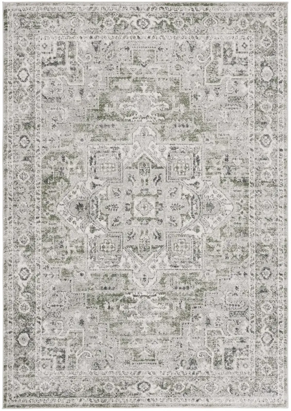 VINTAGE TABRIZ 208 GREY  5'-1' x 7'-6' Medium Rectangle Rug