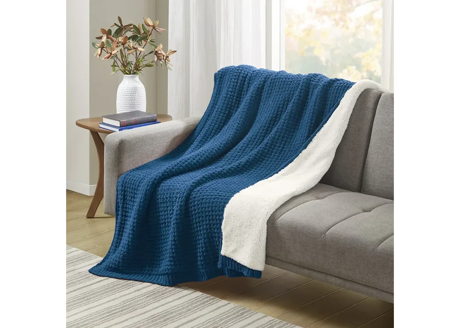 Rowan Waffle Knit Chenille Throw