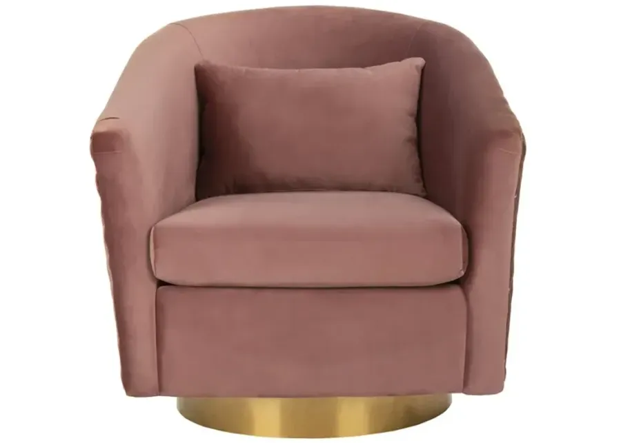 Clara Quilted Swivel Tub Chair