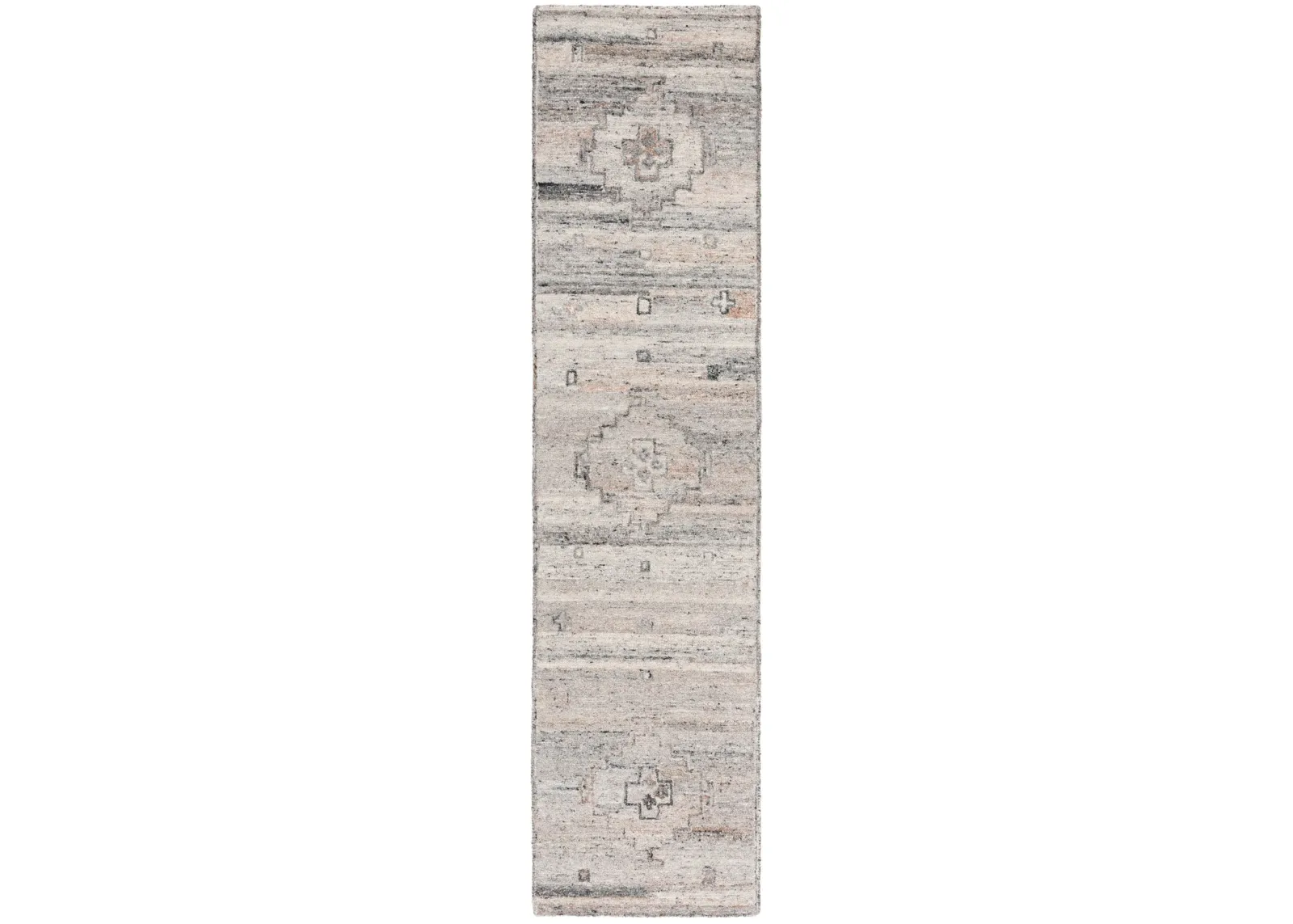 KENYA 131 BROWN  2'-3' x 9' Runner Rug