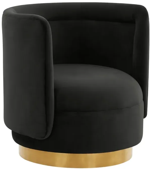 Remy Velvet Swivel Chair