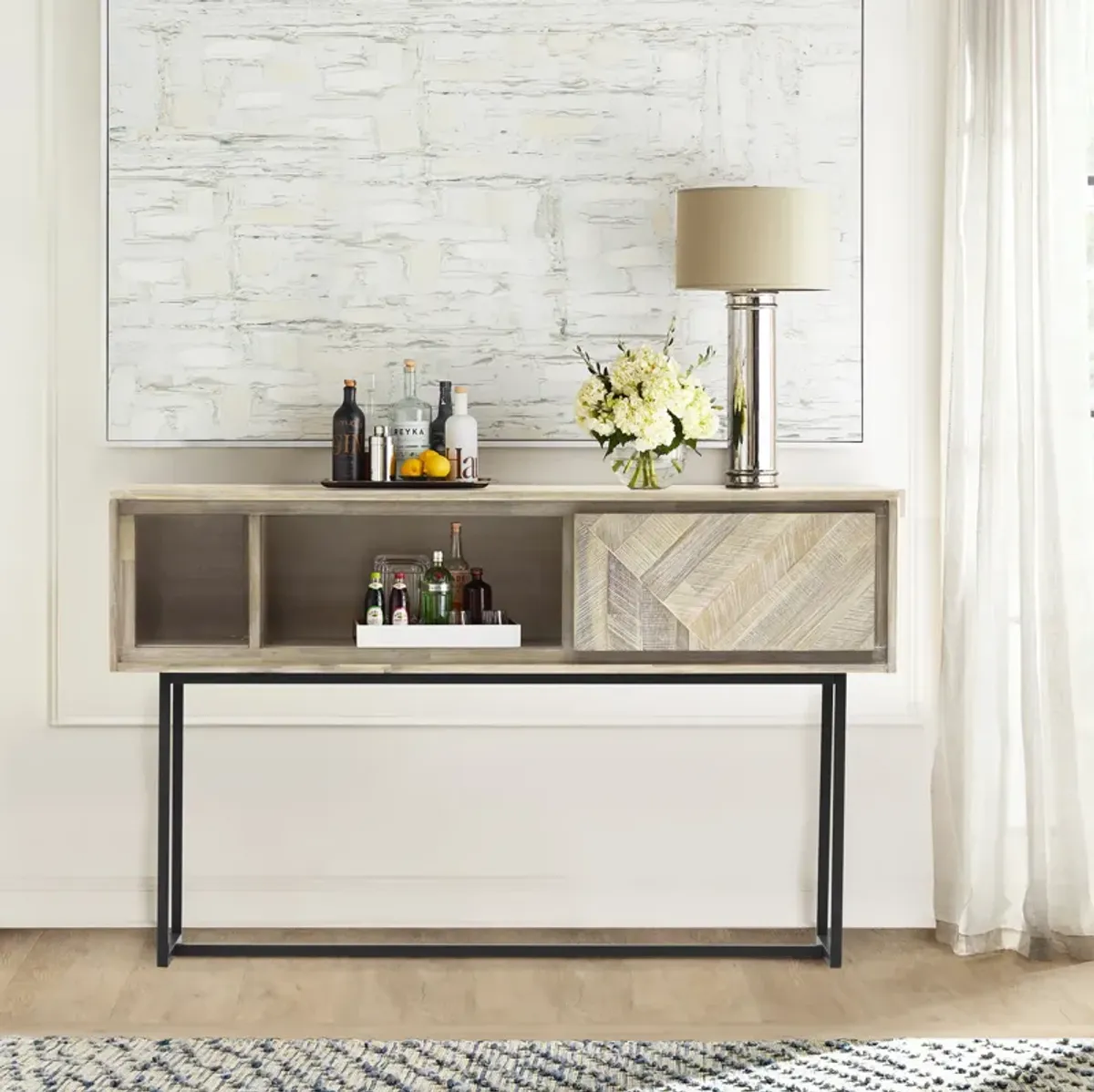 Peridot 1-Drawer Console Table