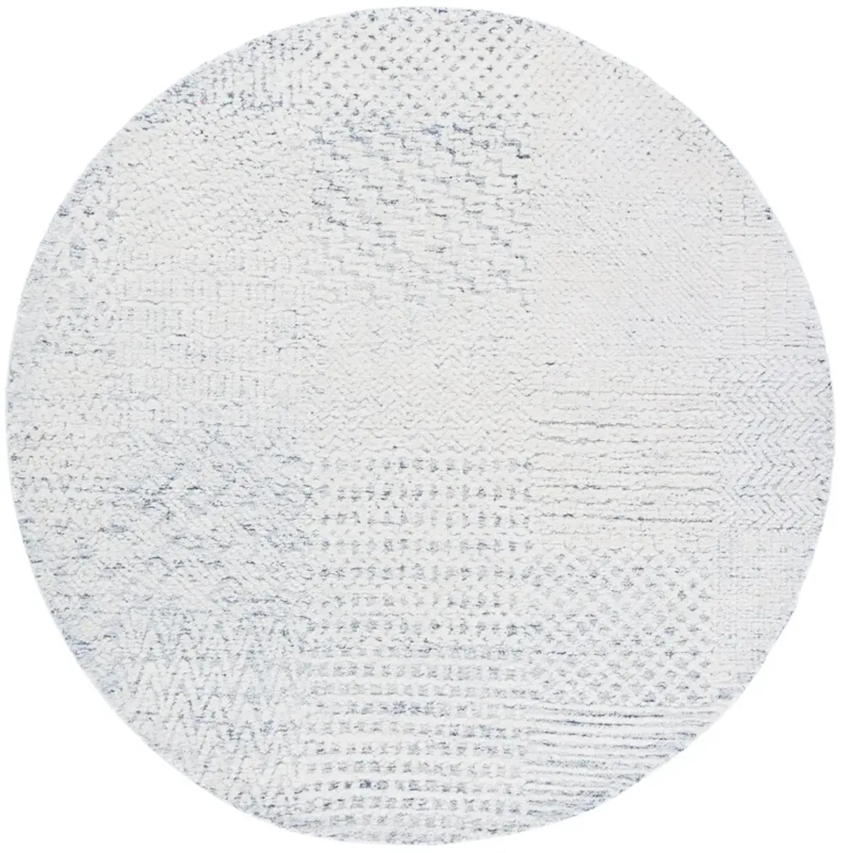 EBONY Hand Tufted 6' x 6' Round area rug