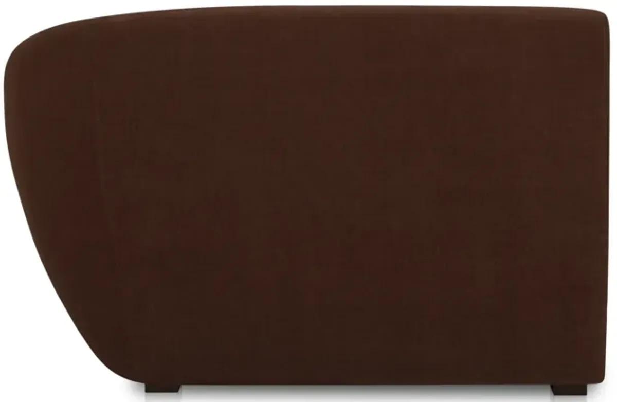 Amelia Right Arm Facing Chaise Chestnut