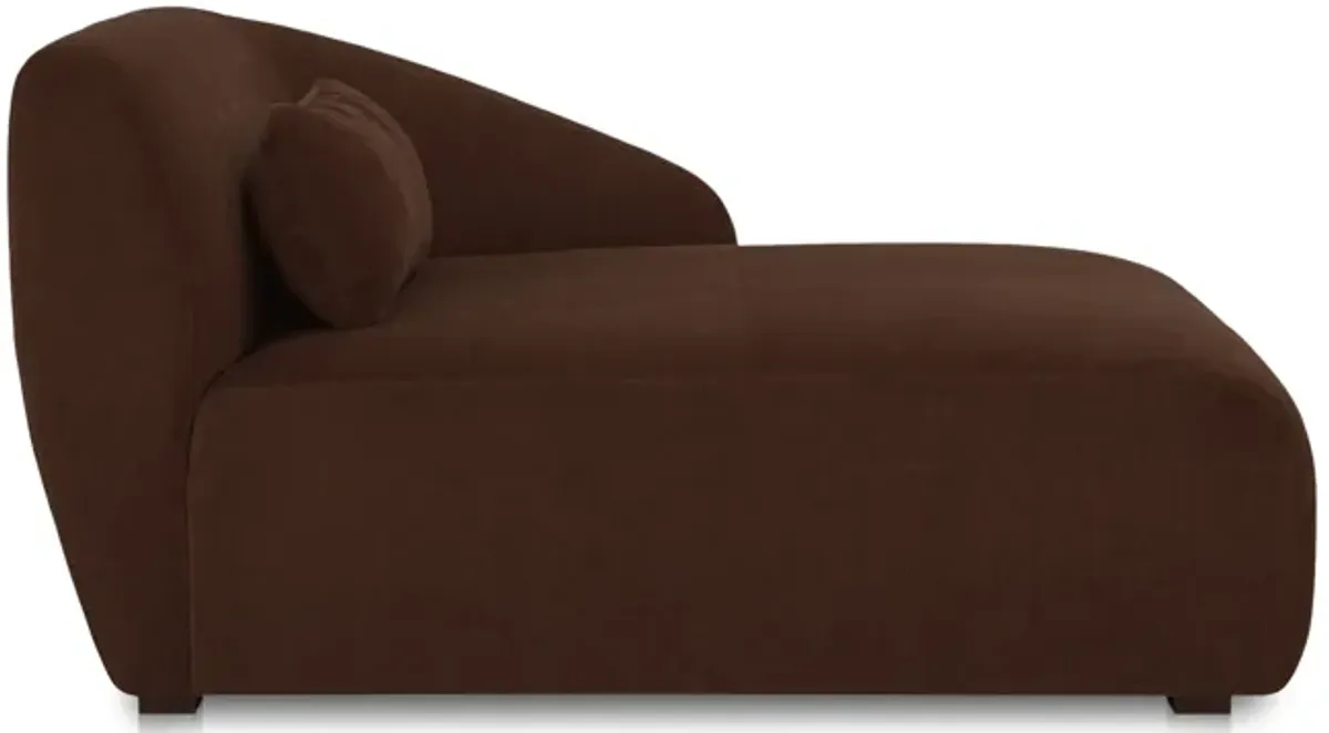 Amelia Right Arm Facing Chaise Chestnut