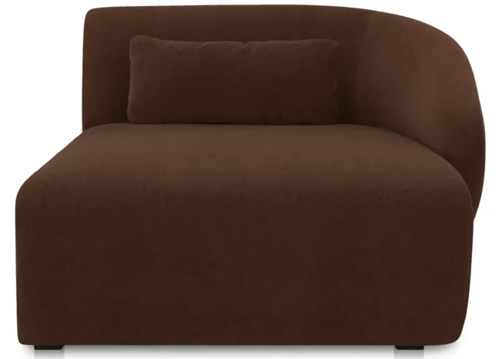 Amelia Right Arm Facing Chaise Chestnut