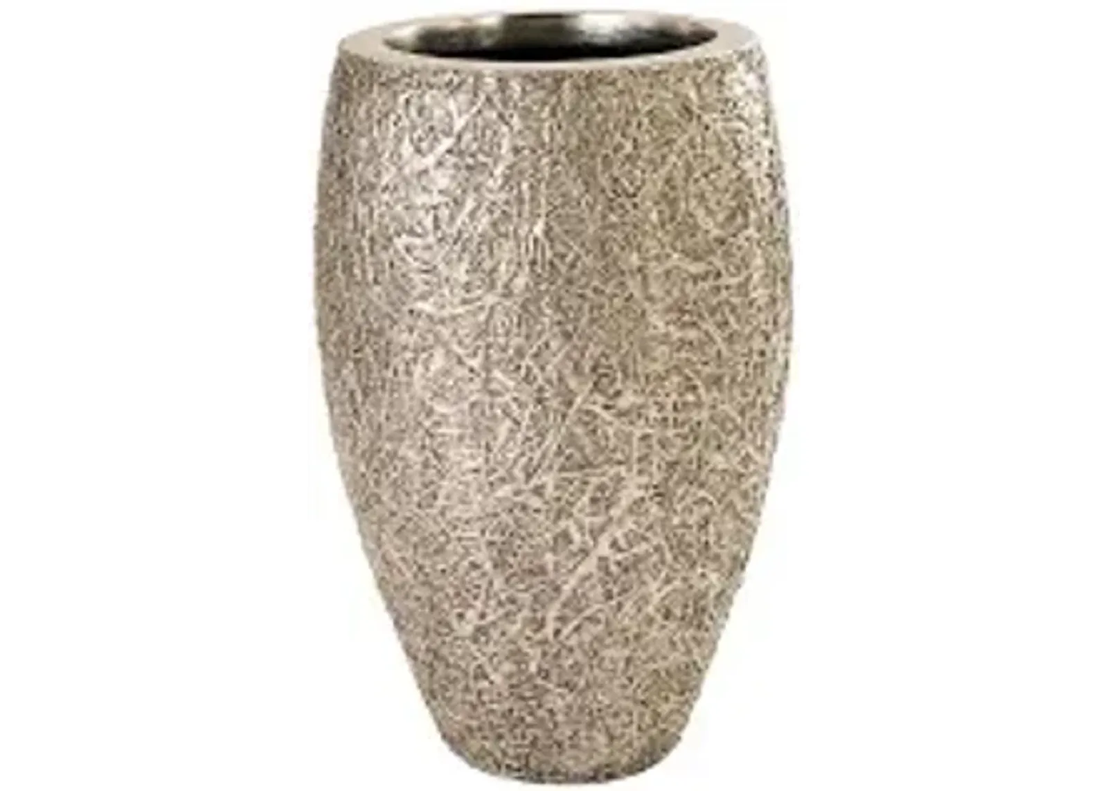 string theory planter, silver leaf, sm