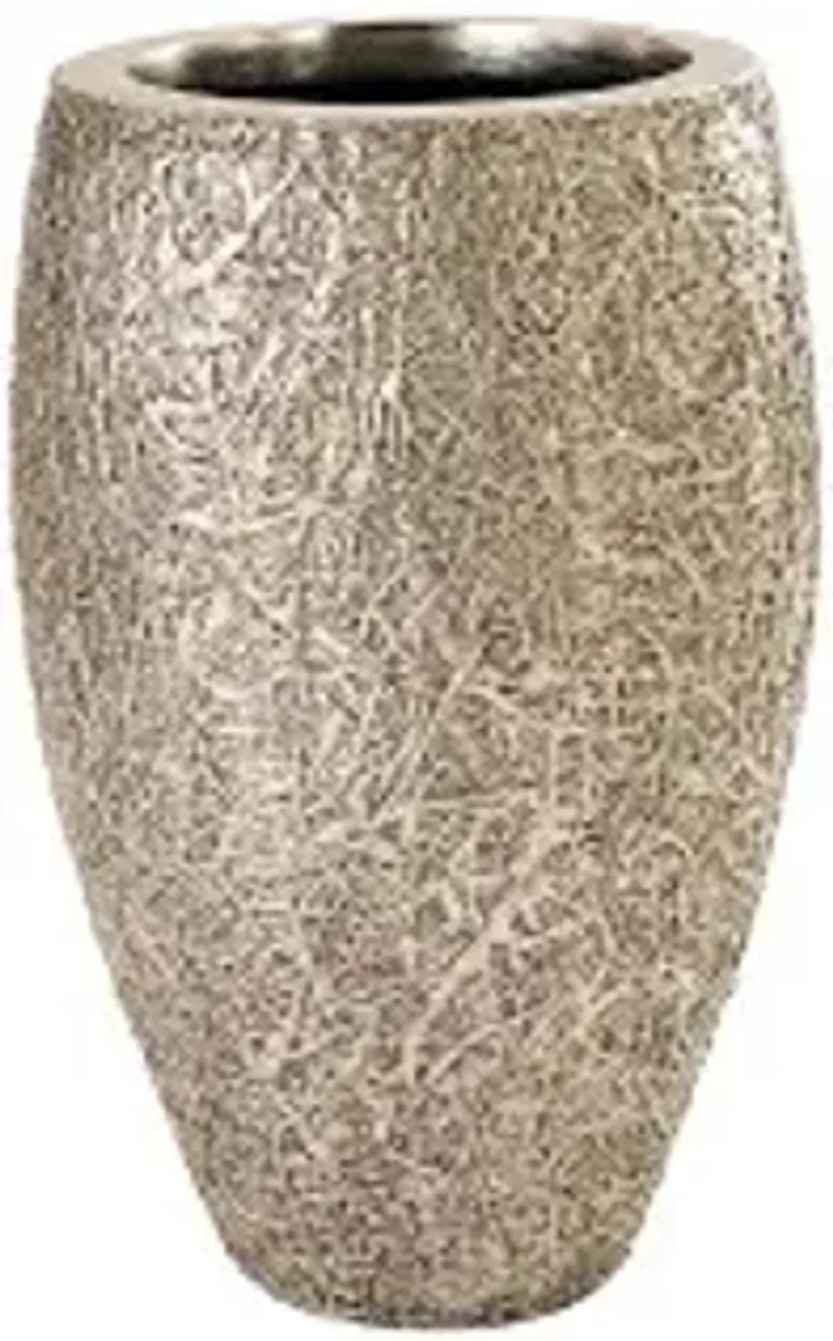 string theory planter, silver leaf, sm