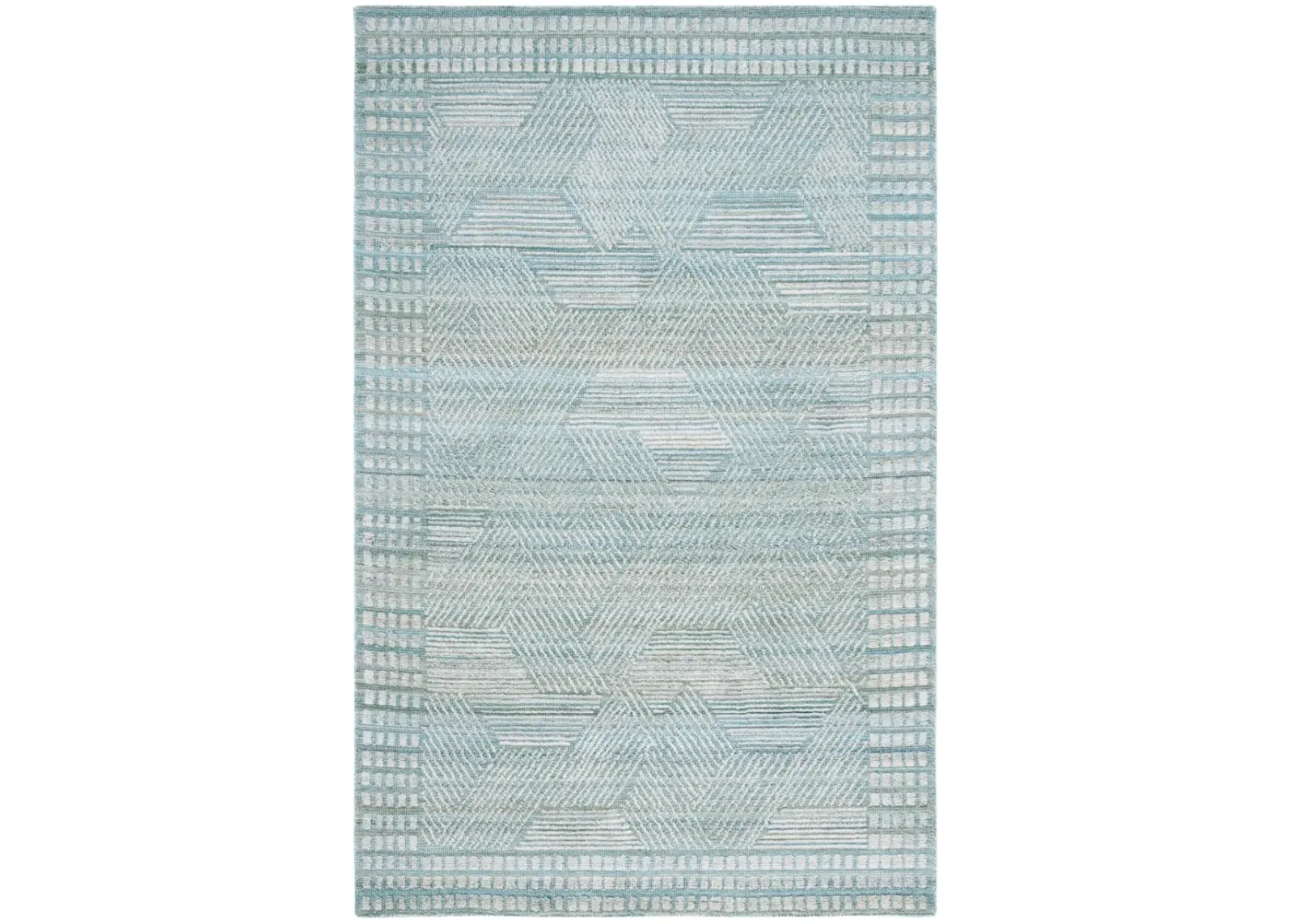 MARQUEE 107 TURQUOISE  3' x 5' Small Rectangle Rug