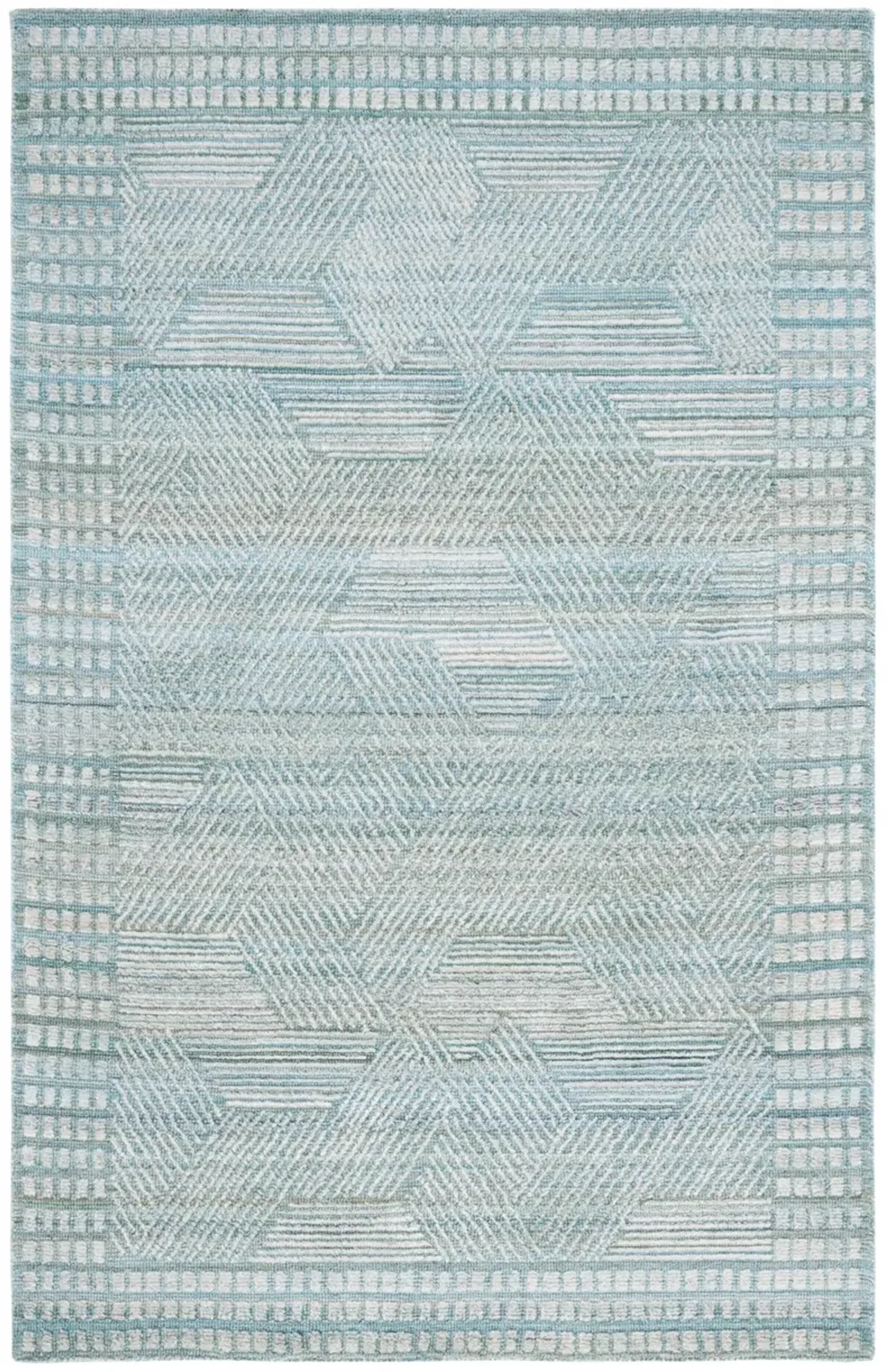 MARQUEE 107 TURQUOISE  3' x 5' Small Rectangle Rug