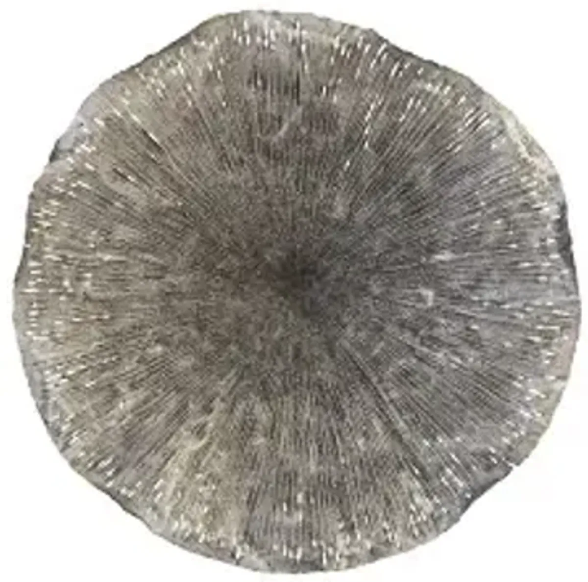 Lotus Wall Art, Silver/Black, Lg