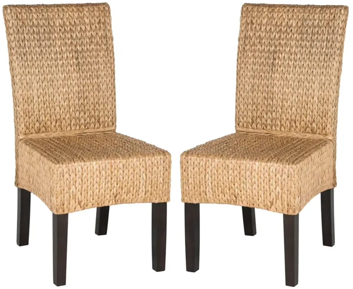 LUZ 18''H WICKER DINING CHAIR - Set of 2