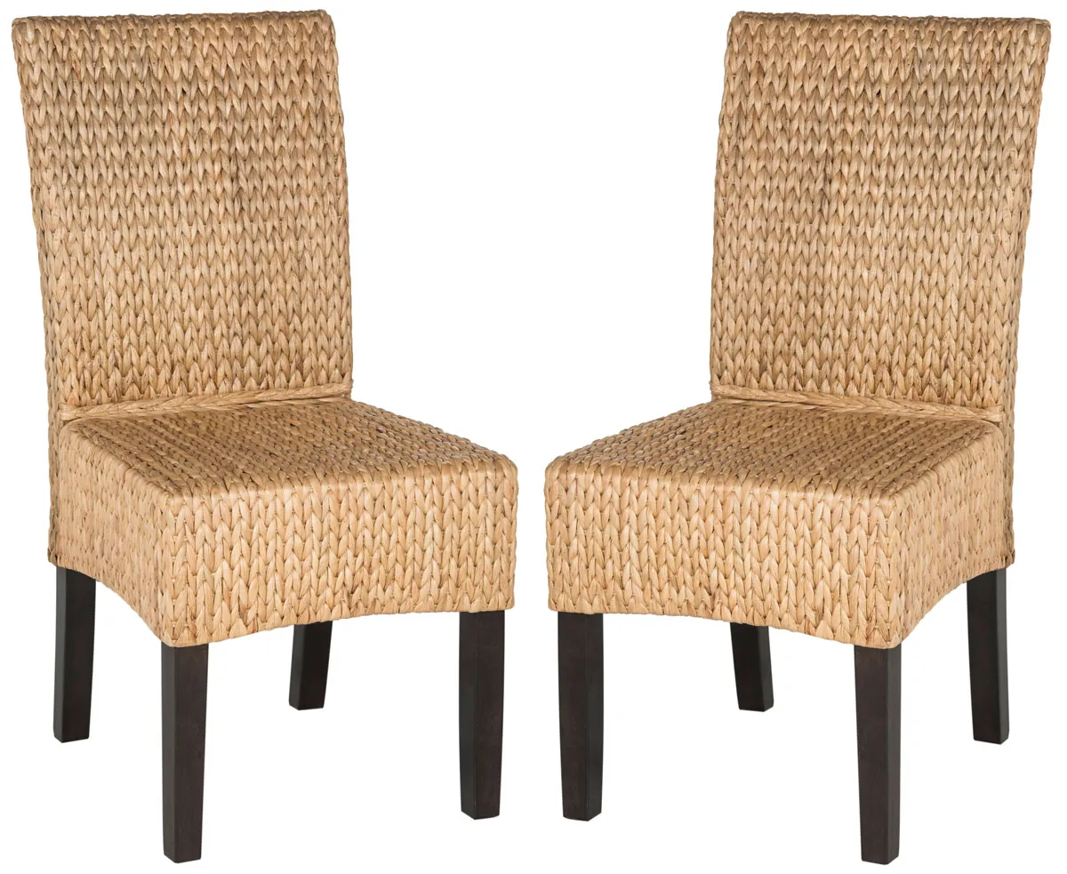 LUZ 18''H WICKER DINING CHAIR - Set of 2