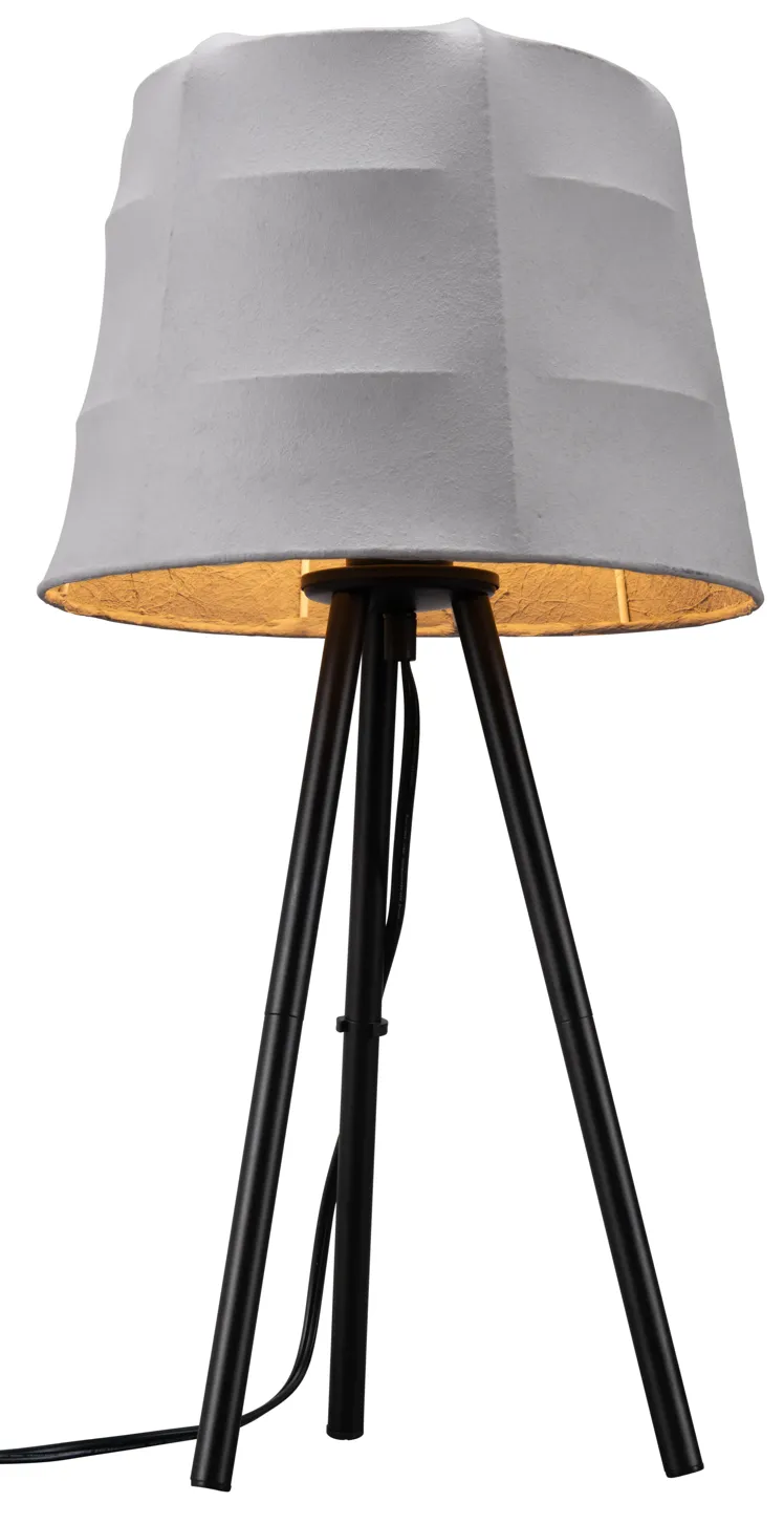 Mozzi Table Lamp Gray & Black