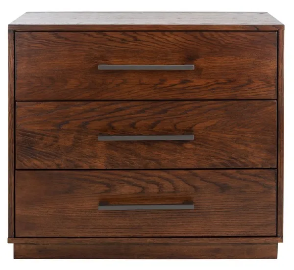 Mallory 3 Drawer Nightstand