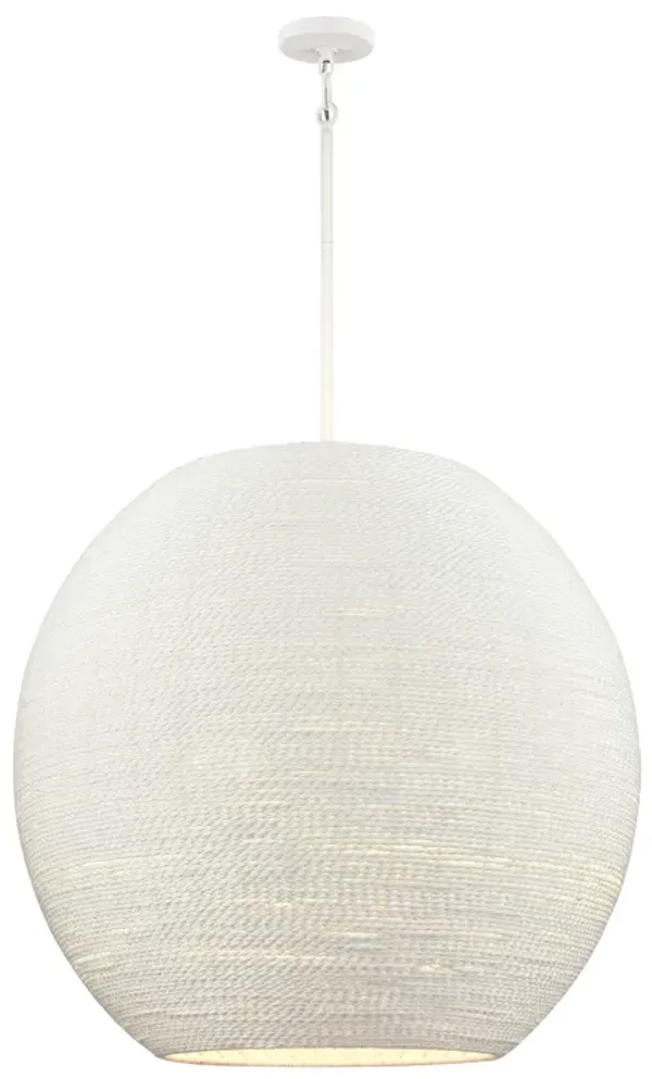 Sophie 30.5'' Wide 4-Light Pendant - White Coral