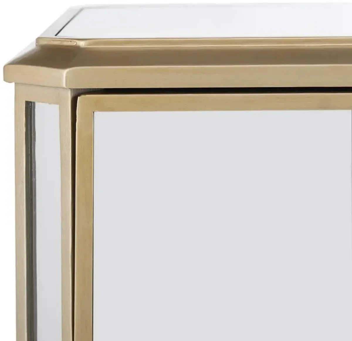 GIANA 3 DRAWER MIRRORED NIGHTSTAND