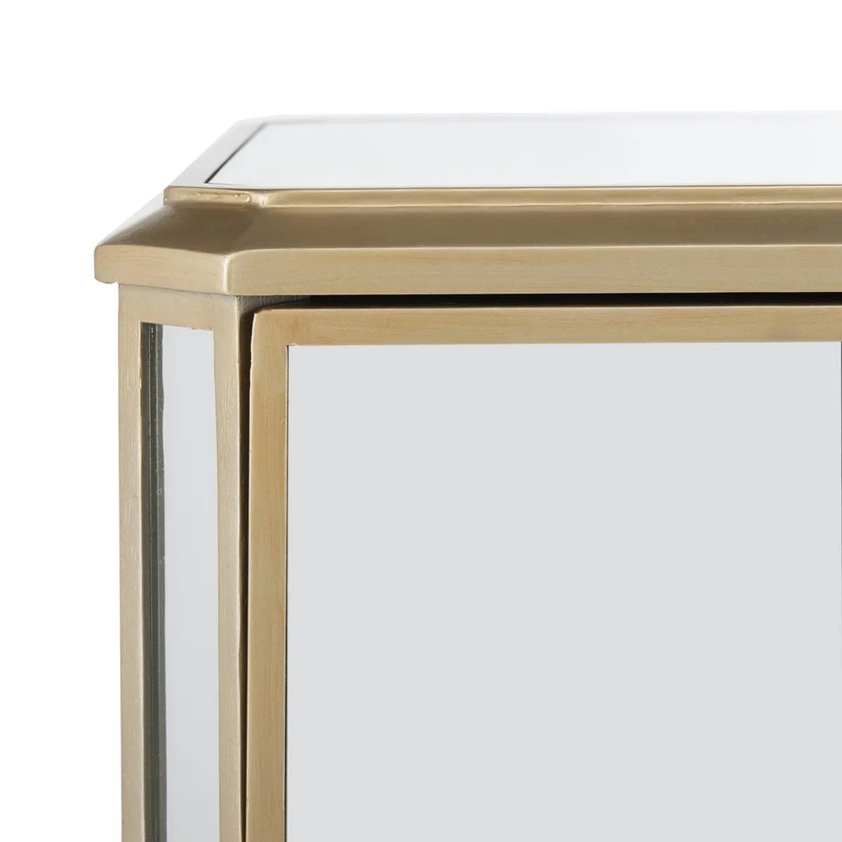 GIANA 3 DRAWER MIRRORED NIGHTSTAND