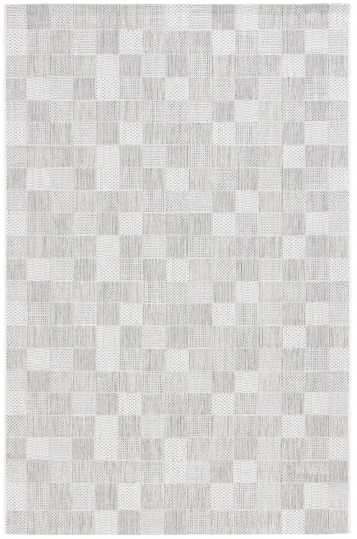 COURTYARD 8676 GREY  8' x 10' Large Rectangle Rug