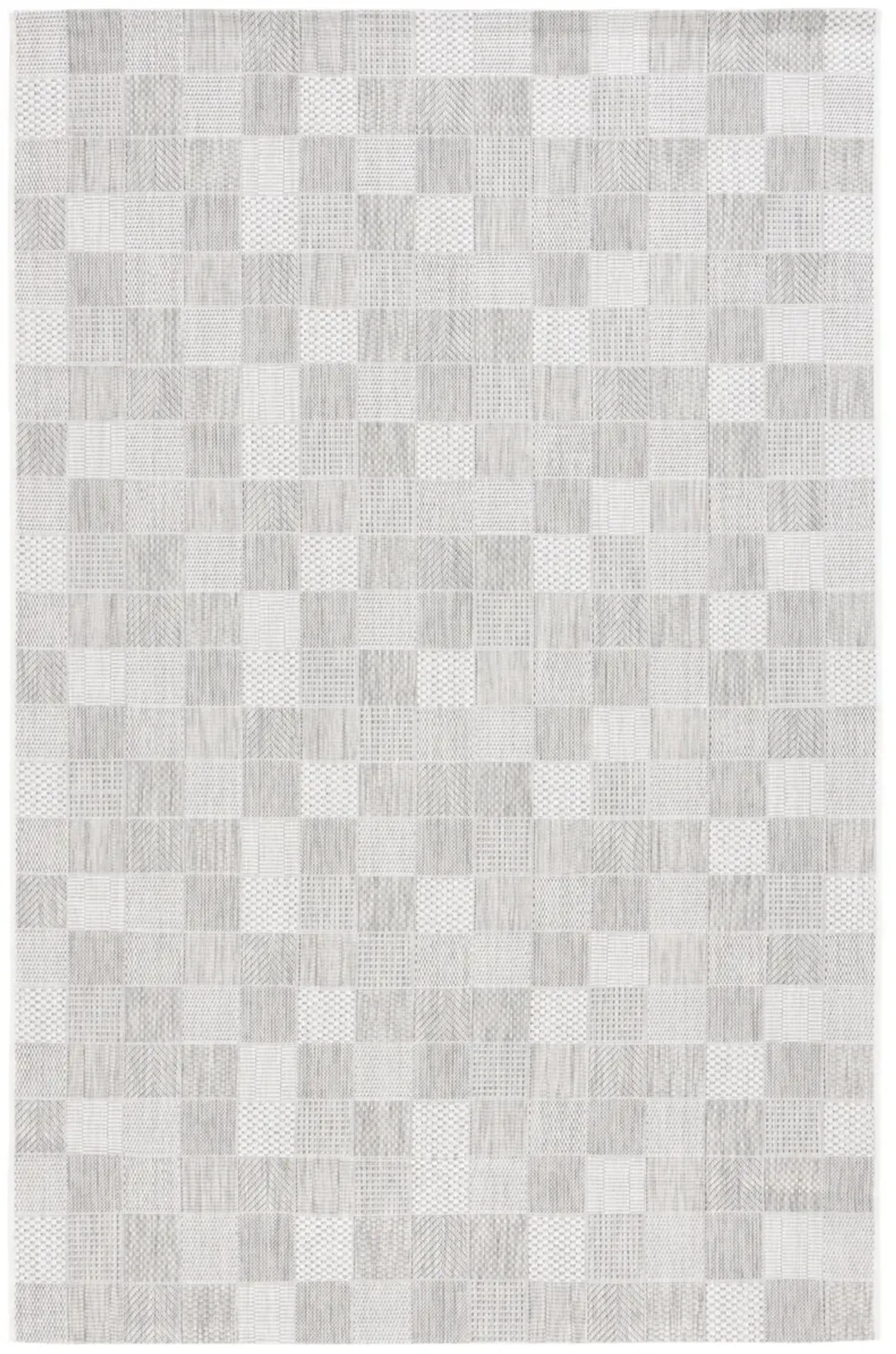 COURTYARD 8676 GREY  8' x 10' Large Rectangle Rug