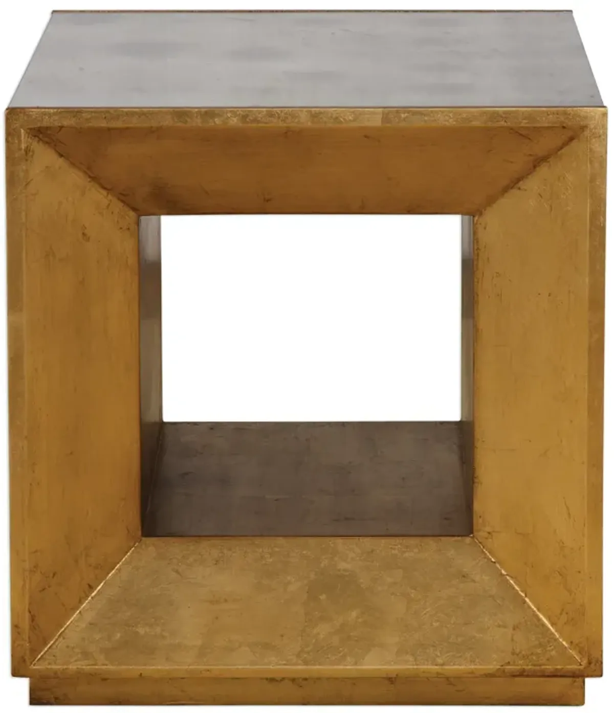 Flair Gold Cube Table