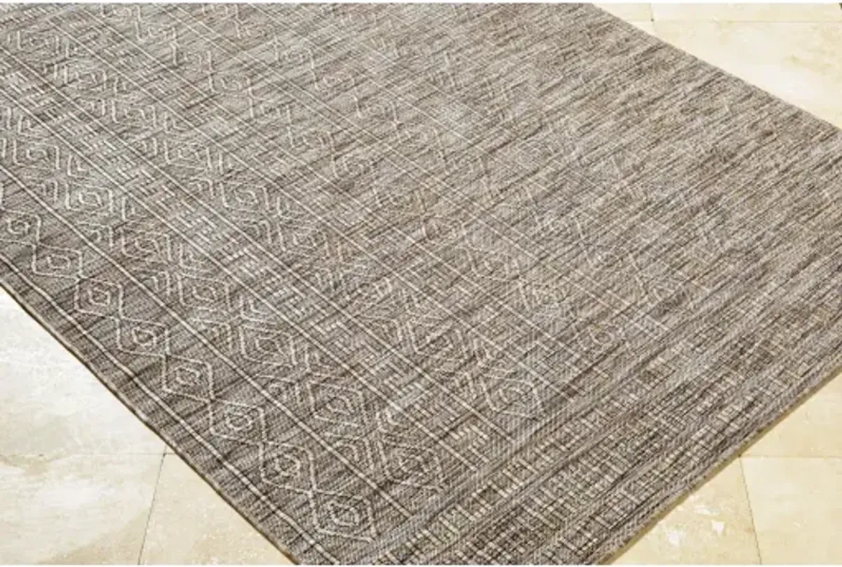 Terrace TRC-2304 3'11" x 5'7" Machine Woven Rug