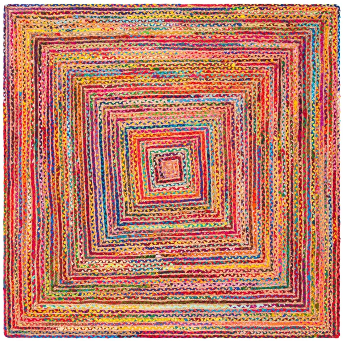 CAPE COD Hand Woven 3' x 3' Square area rug