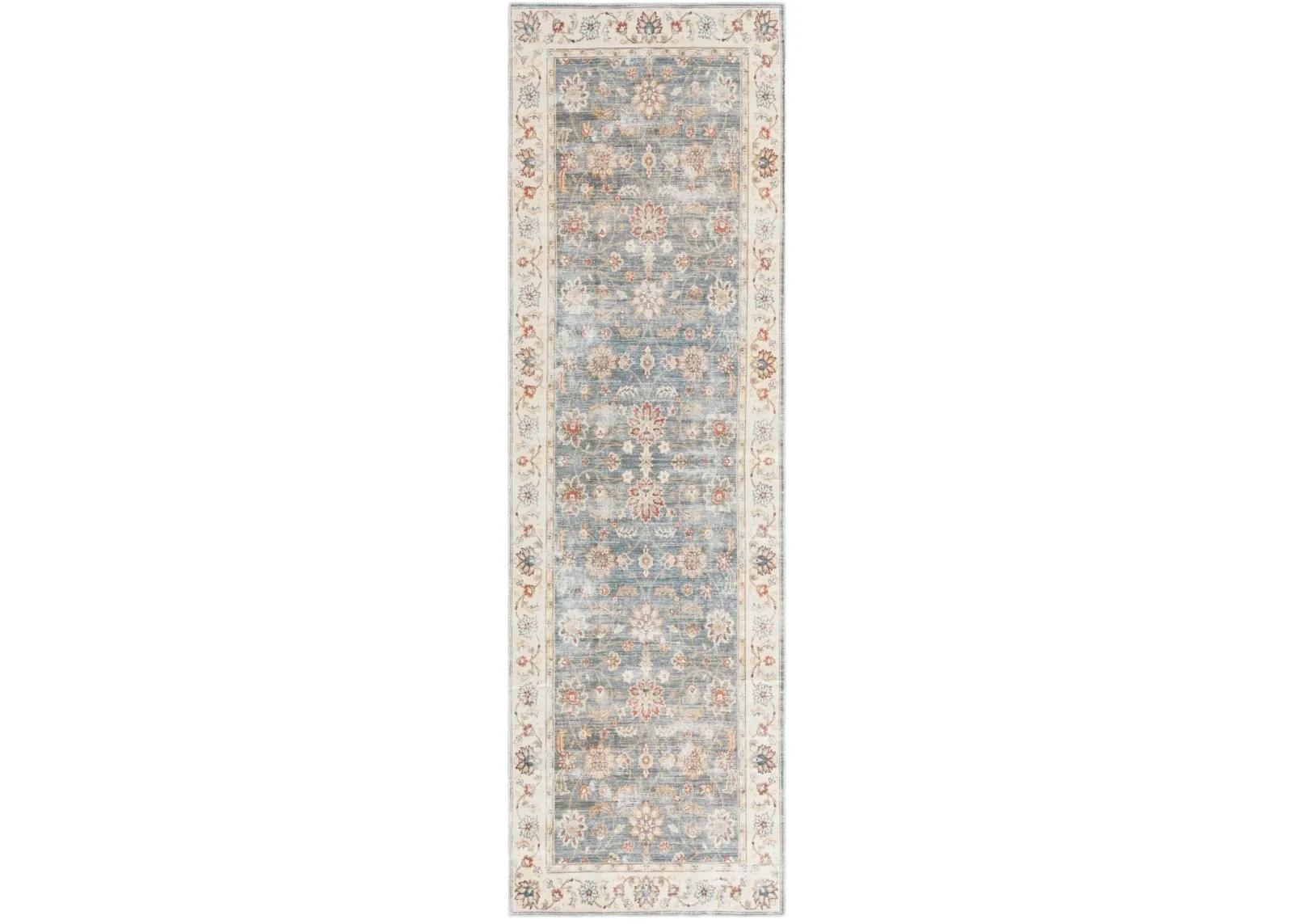 ARIZONA 112 GREEN  2'-6' x 12' Runner Rug