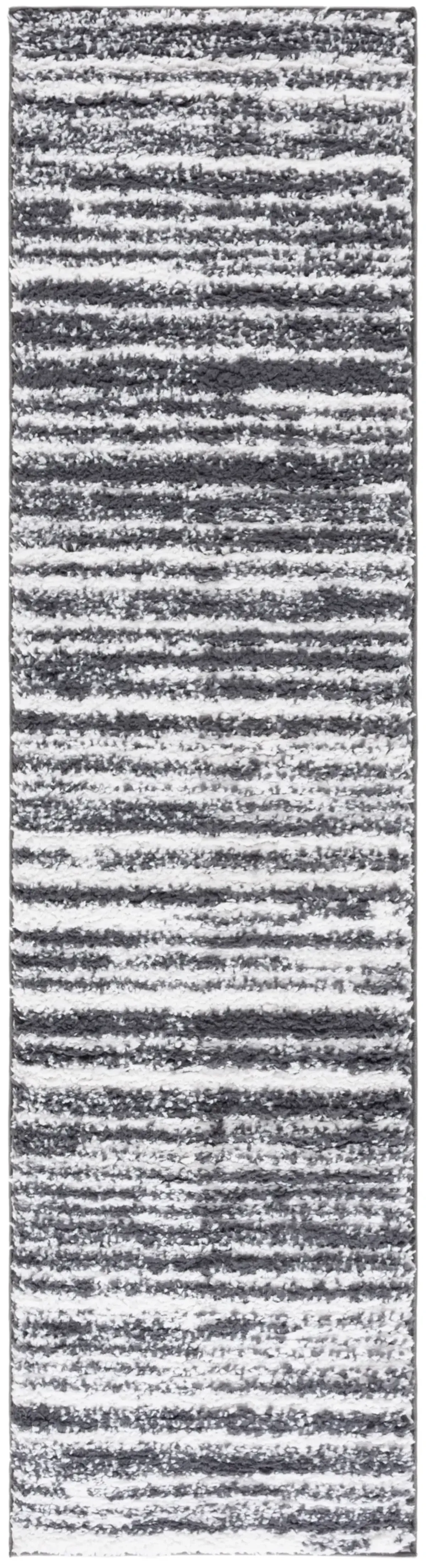 RUMI SHAG 110 CHARCOAL  2'-2' x 8' Runner Rug