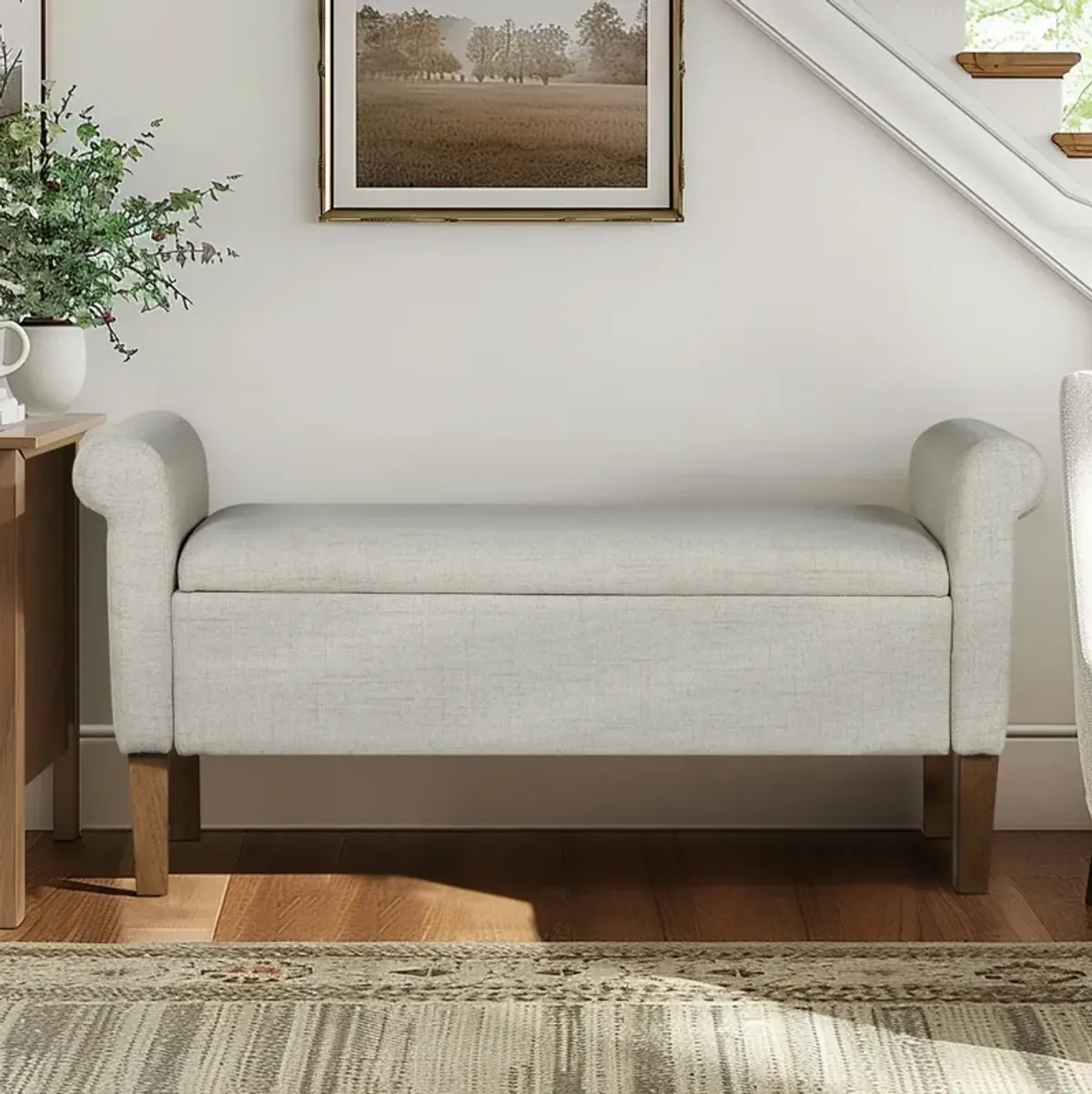 Upholstered Storage Bench