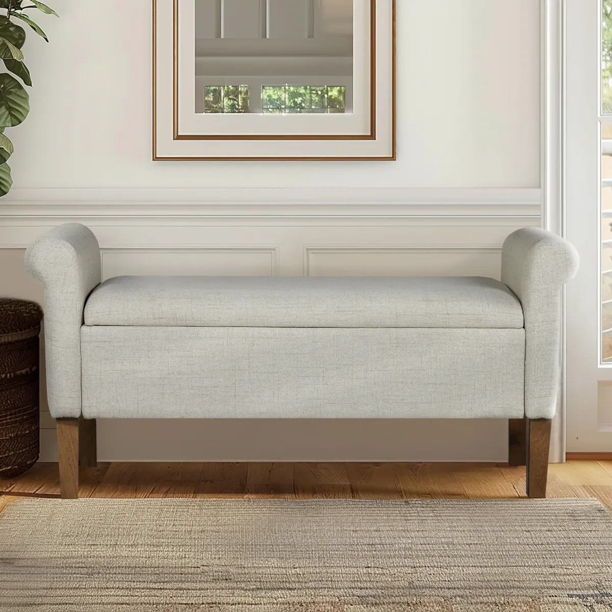 Upholstered Storage Bench