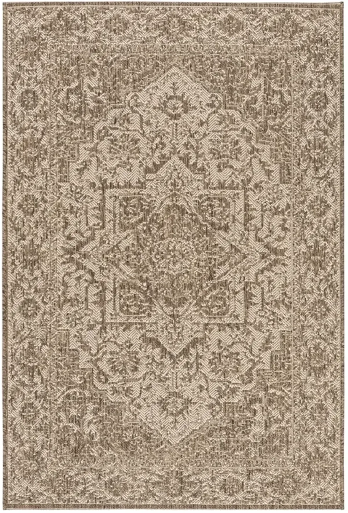 LINDEN 139 Collection LND139C-5 Cream / Beige 5'-3" X 7'-6"