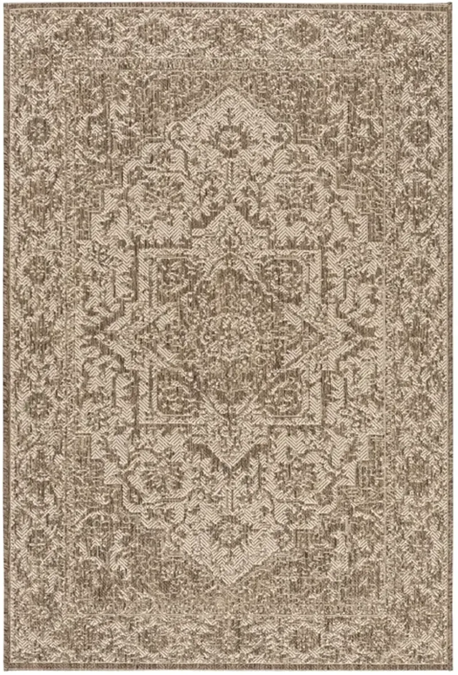 LINDEN 139 Collection LND139C-5 Cream / Beige 5'-3" X 7'-6"