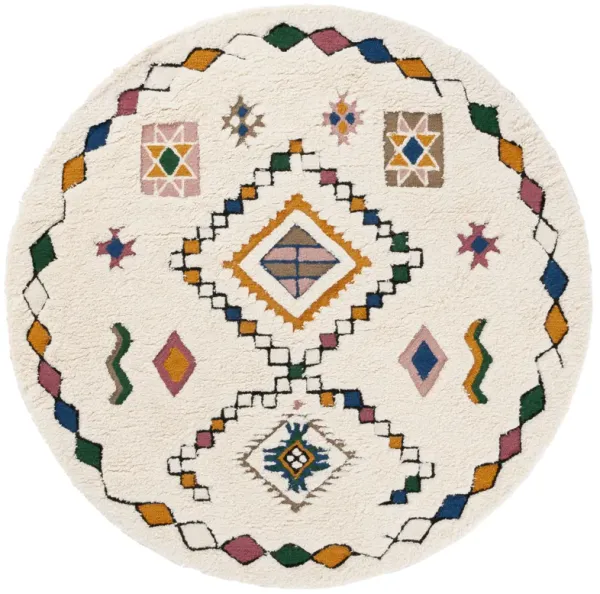 CASABLANCA Hand Tufted 6' x 6' Round area rug