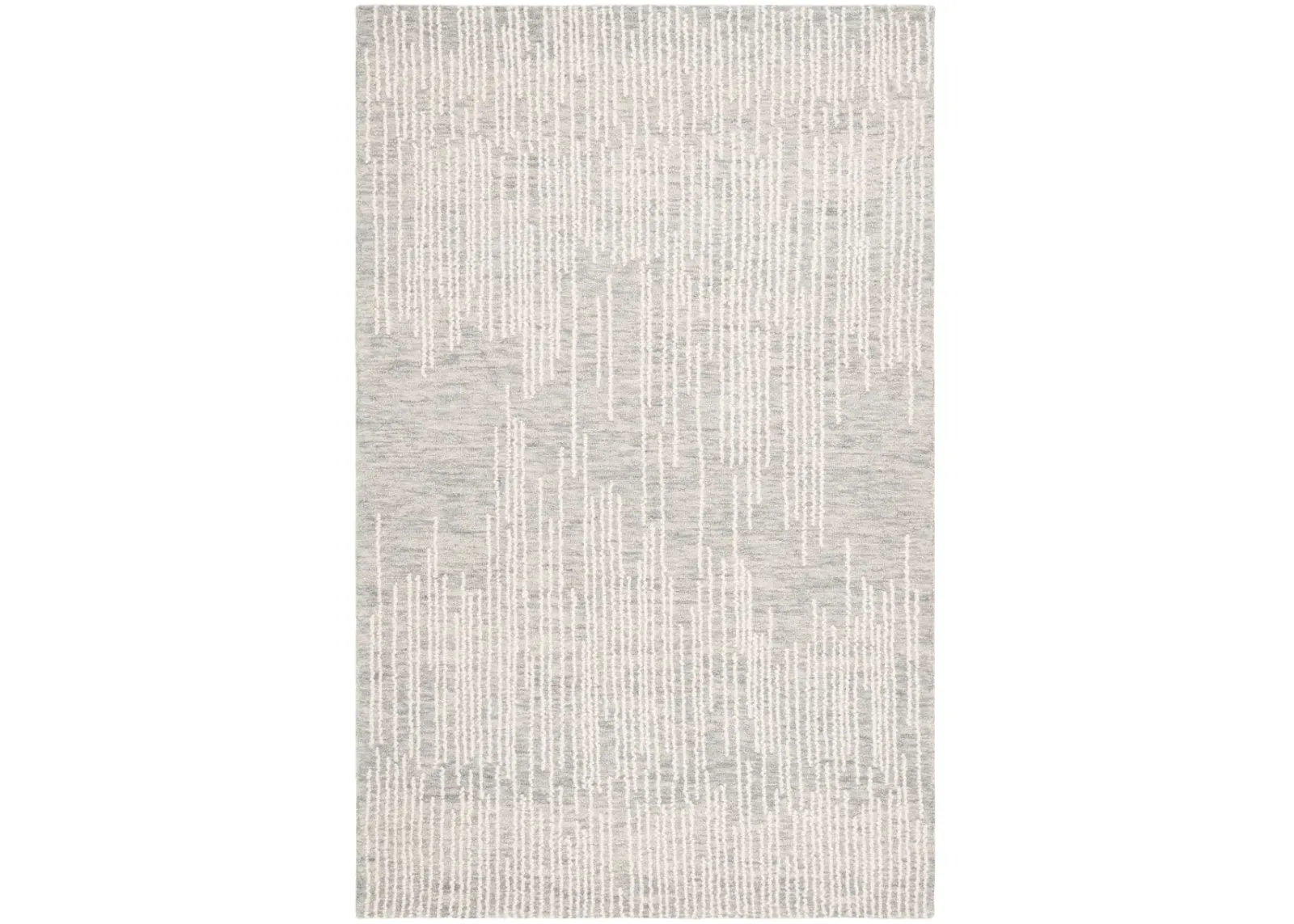 ABSTRACT 282 LIGHT GREY  3' x 5' Small Rectangle Rug