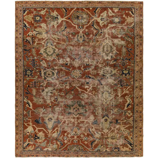 Antique One of a Kind AOOAK-1136 9'4" x 11'5" Handmade Rug