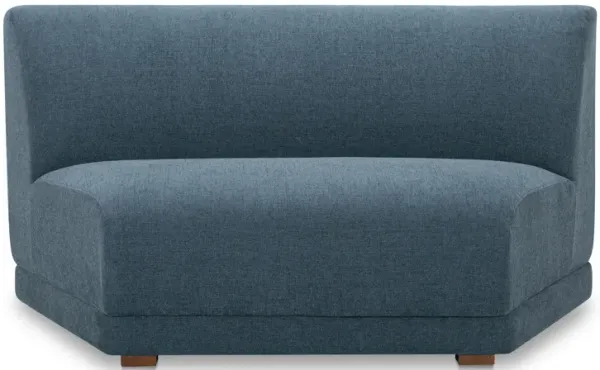 Fraser Wedge Slipper Chair Deep Blue