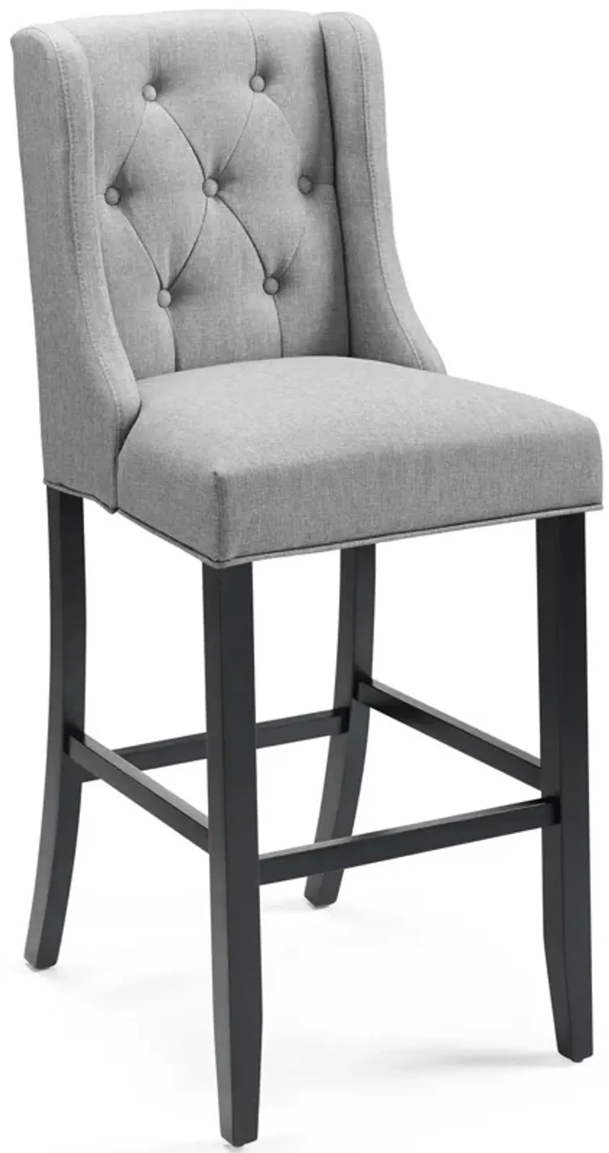 Baronet Bar Stool Upholstered Fabric Set of 2