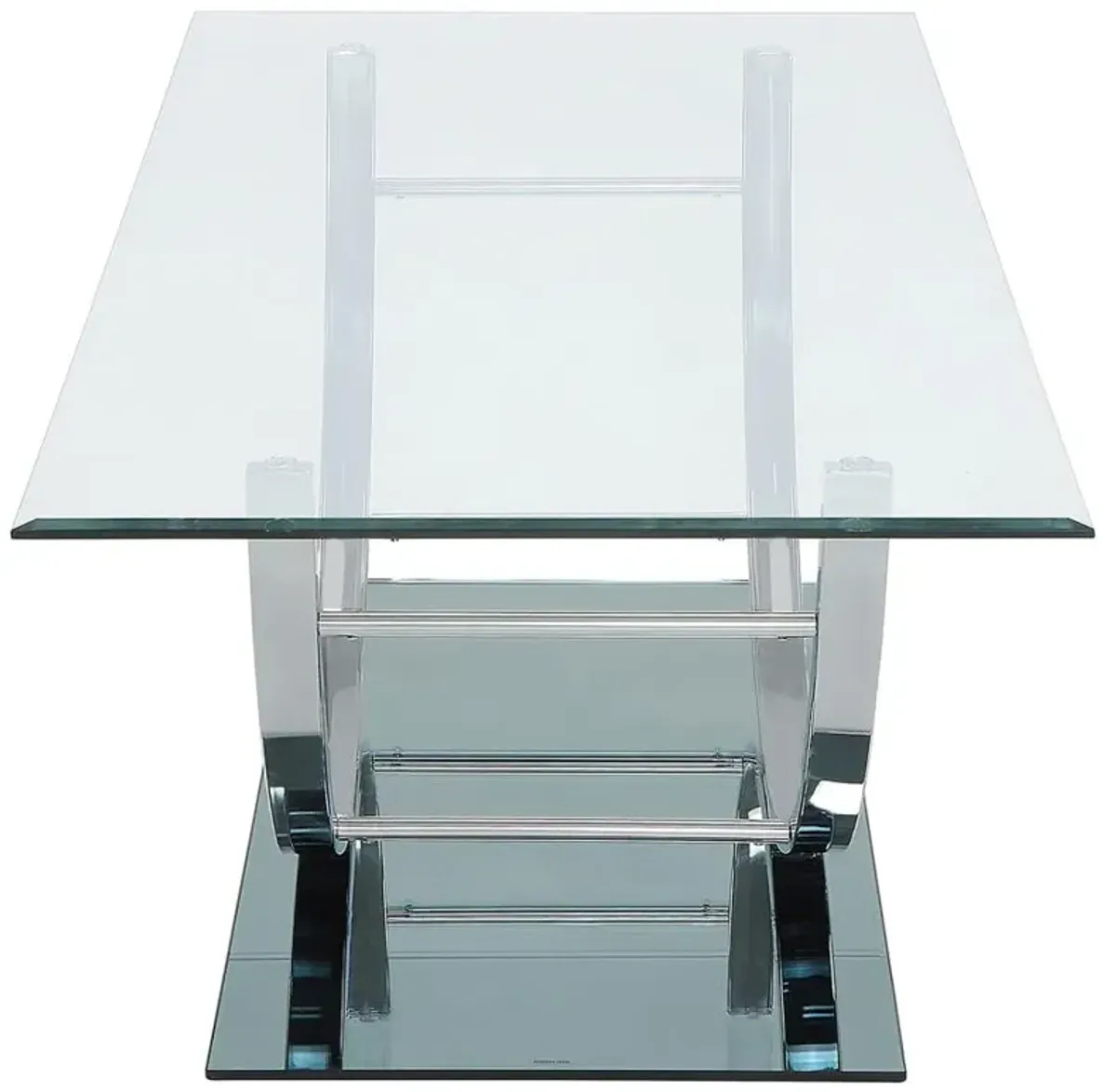 Danville U-shaped Coffee Table Chrome