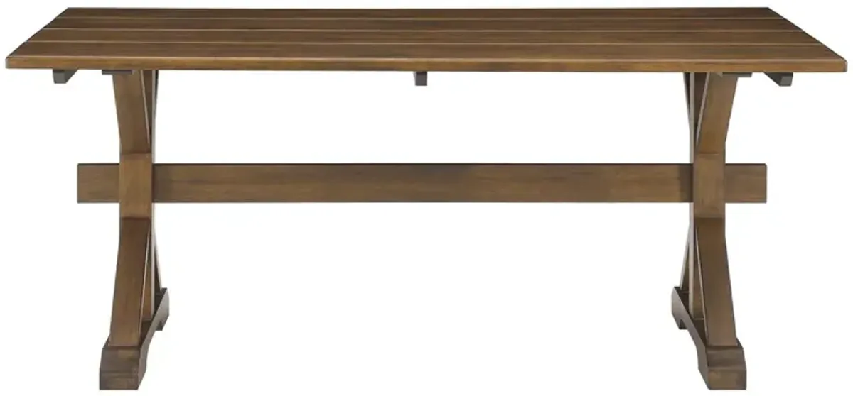 Windchime 71" Wood Dining Table