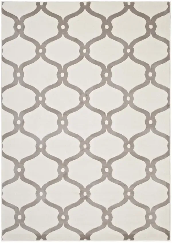 Beltara Chain Link Transitional Trellis 5x8 Area Rug