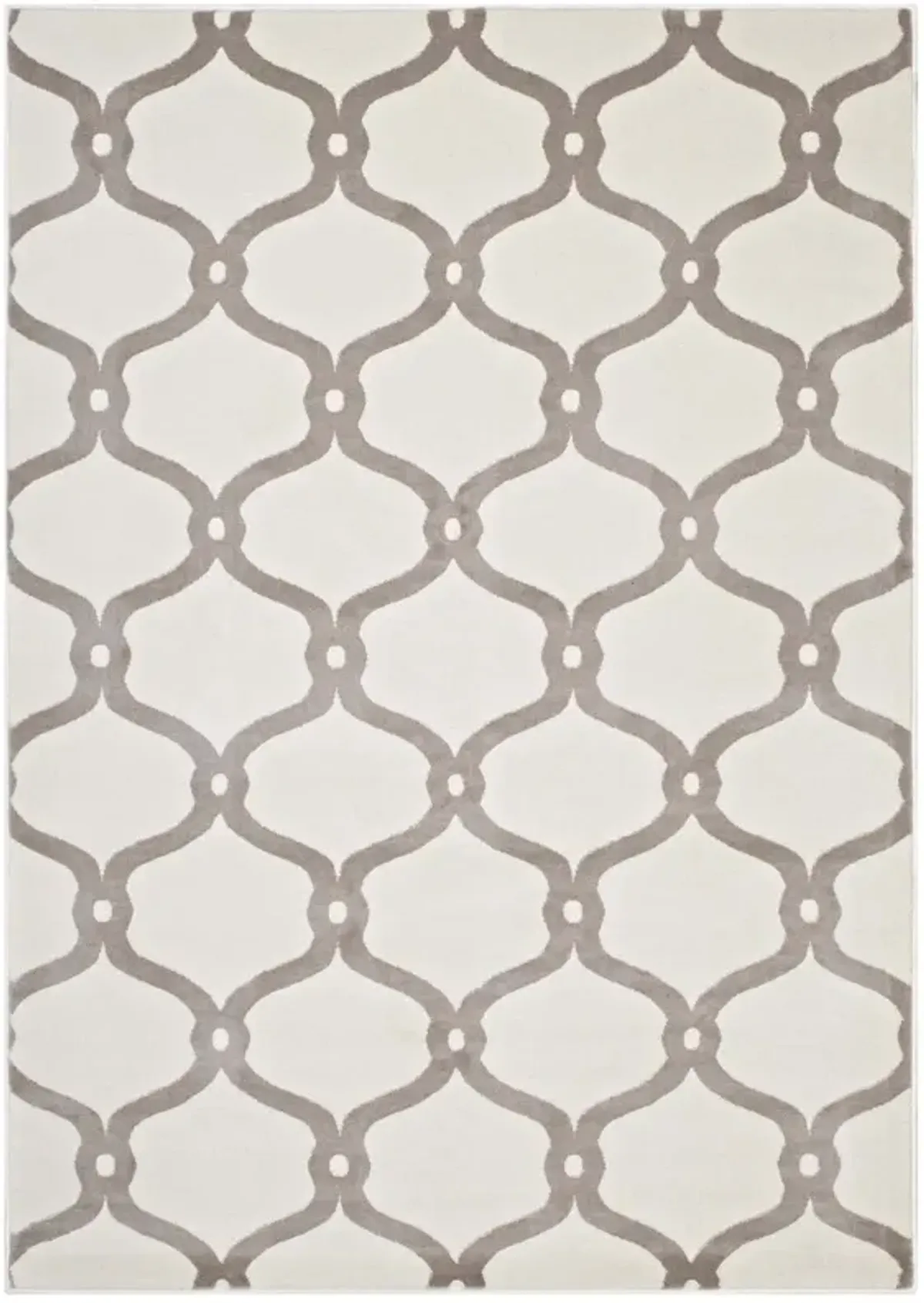 Beltara Chain Link Transitional Trellis 5x8 Area Rug