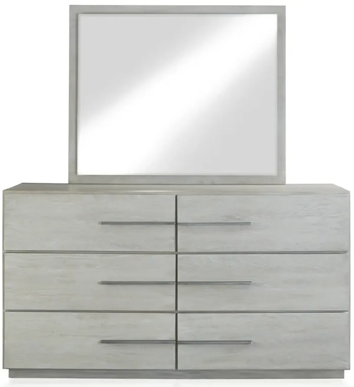 Destination Six Drawer Dresser in Cotton Grey (2024)