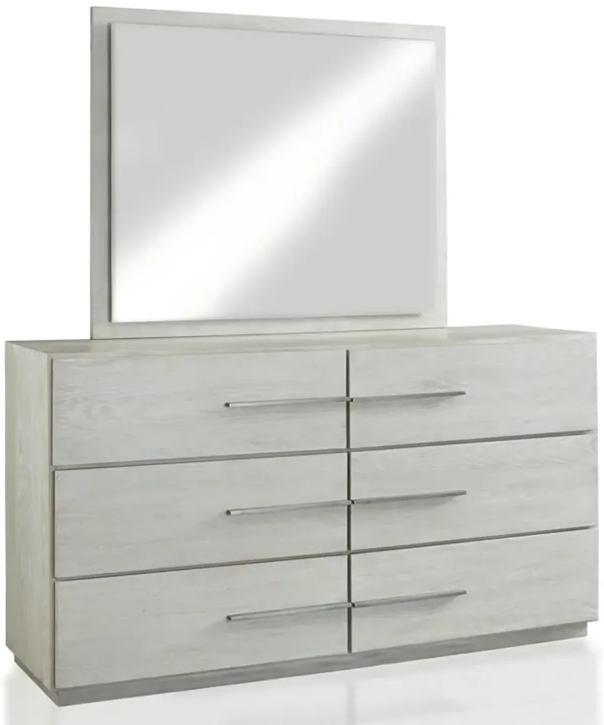 Destination Six Drawer Dresser in Cotton Grey (2024)