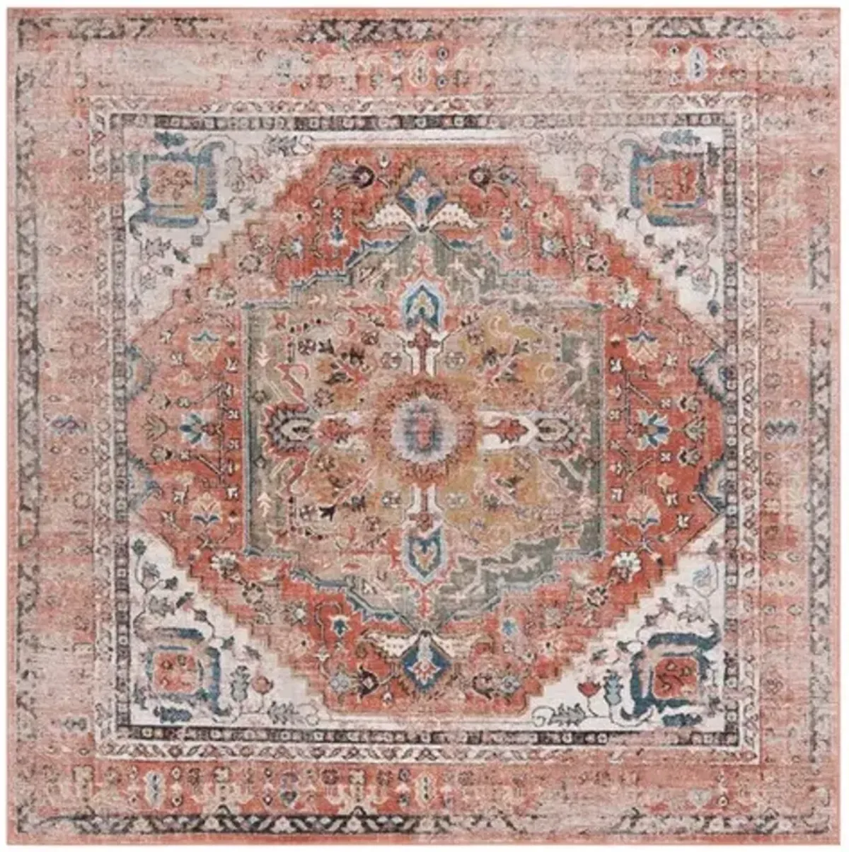 CORNELIA 208 Multi 6'-7' X 6'-7' Square Square Rug