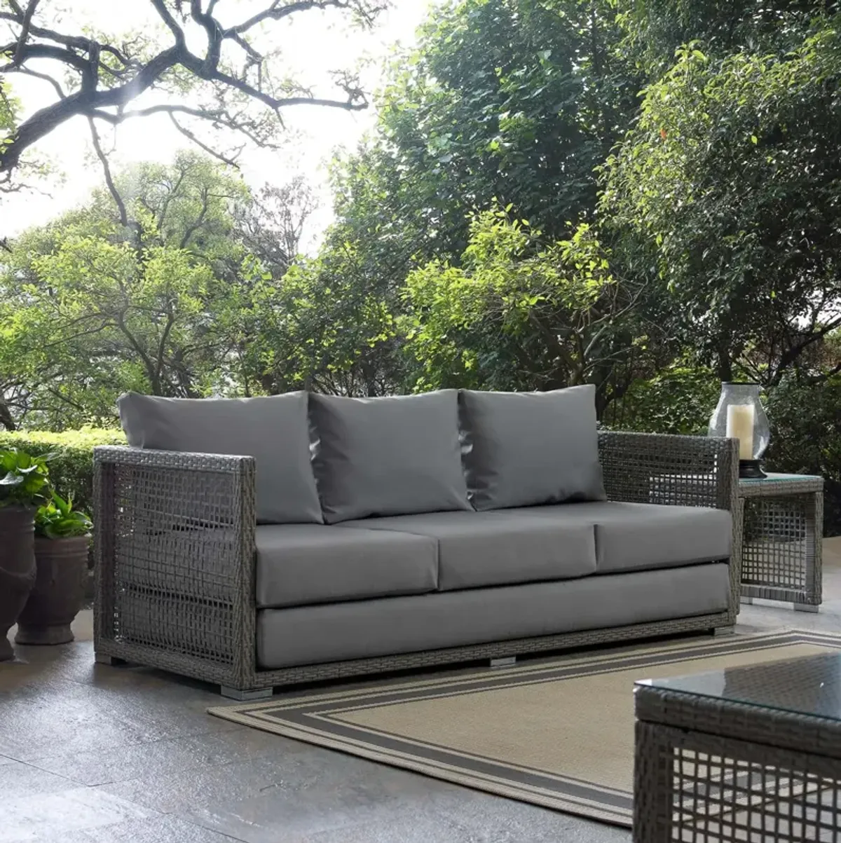 Aura Outdoor Patio Sofa