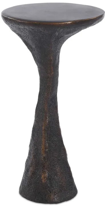 Milan Outdoor Dark Bronze Drink Table