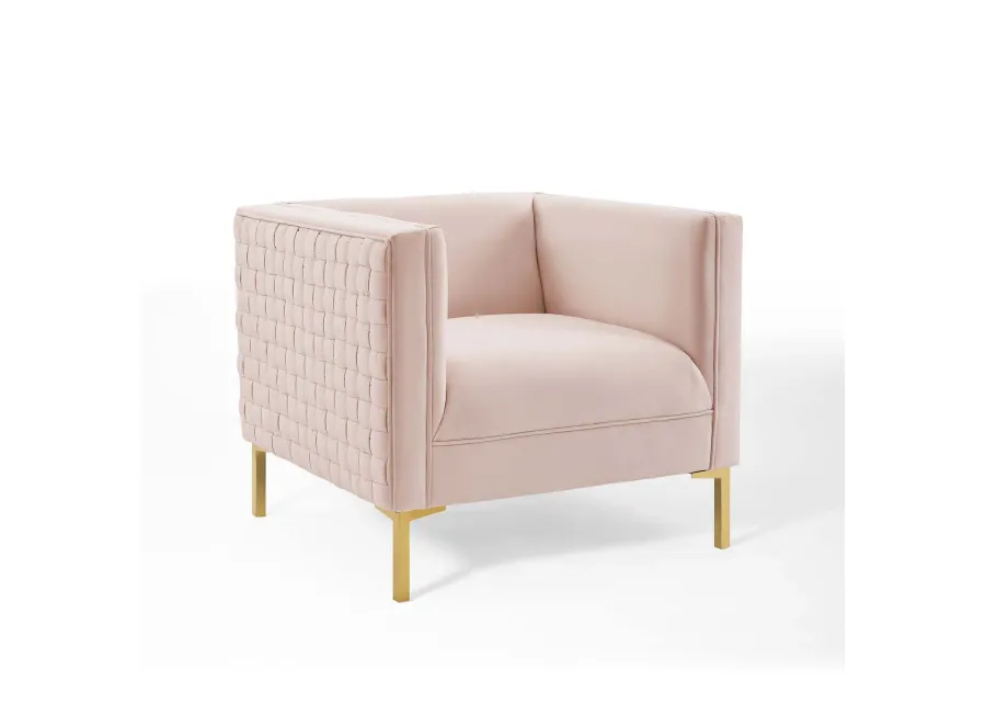 Resonate Performance Velvet Armchair