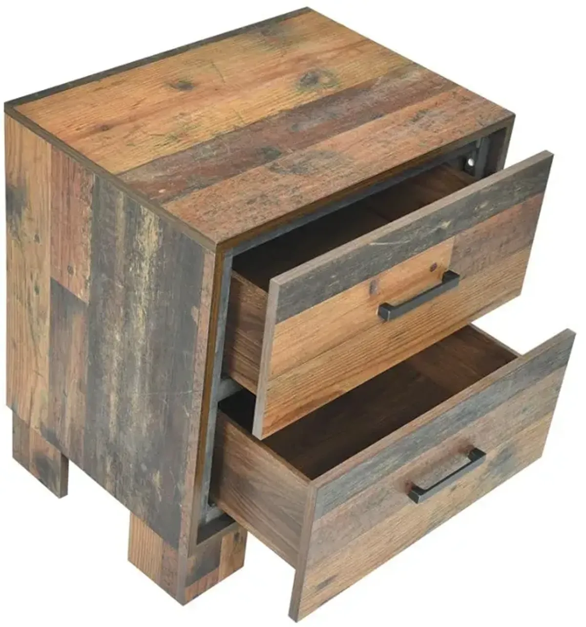 Sidney 2-drawer Nightstand Rustic Pine