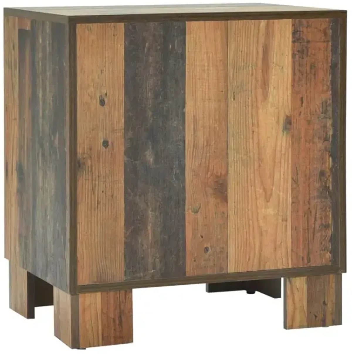 Sidney 2-drawer Nightstand Rustic Pine